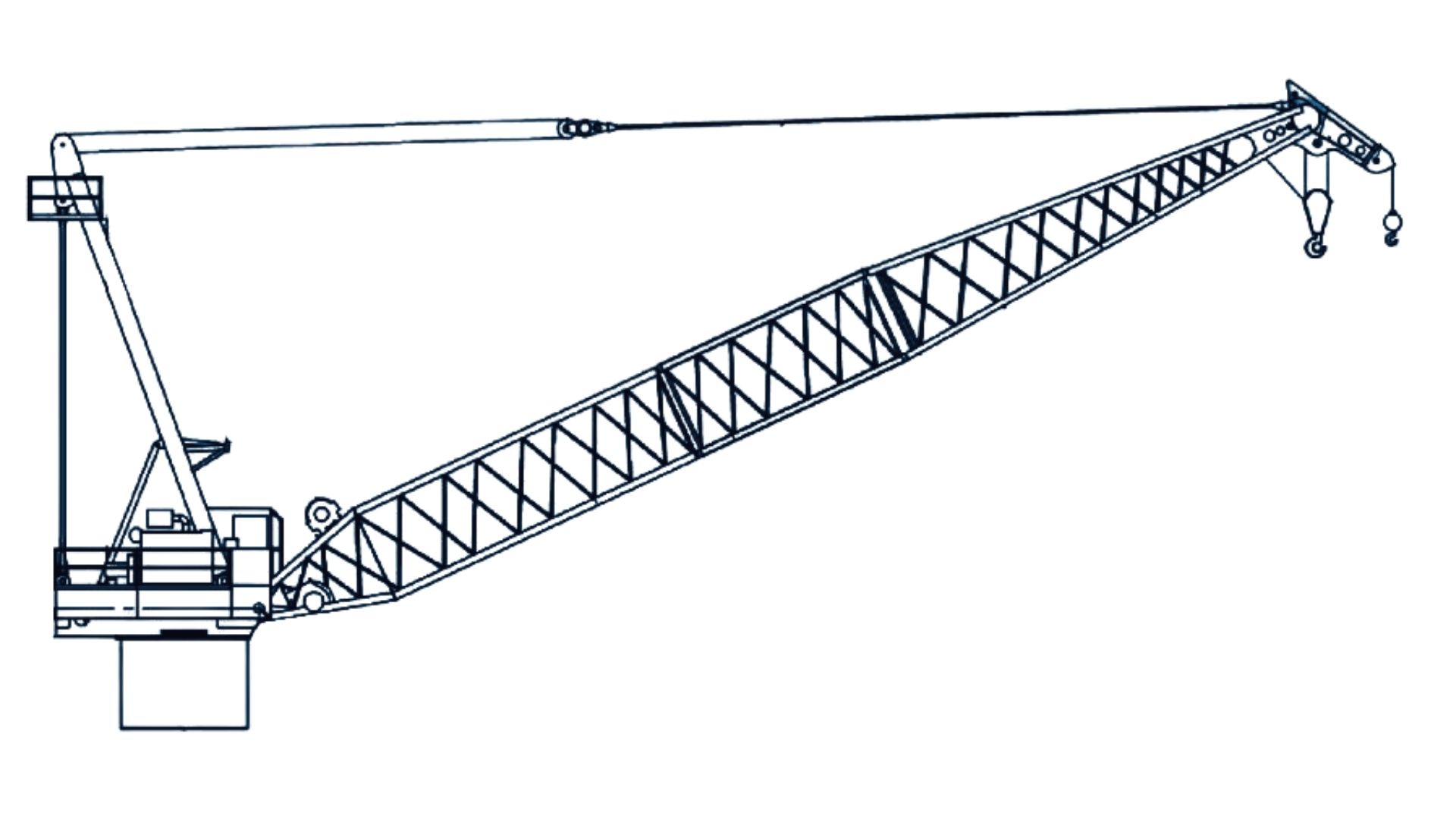 Lattice Boom 2 - Side view